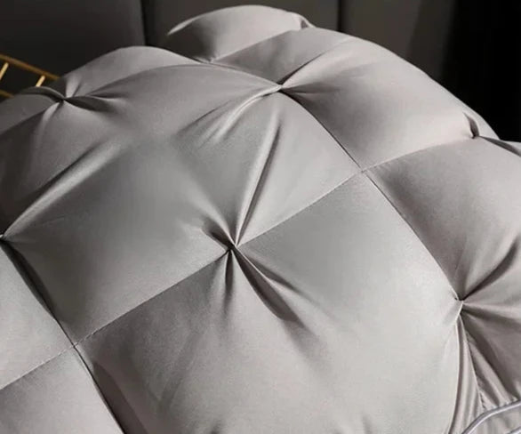TER Luxury White Down Feather Medium Support Pillow