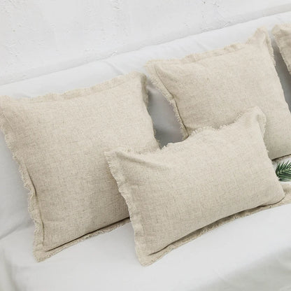 TER Lora Cotton Linen Cushion Covers with Tassels