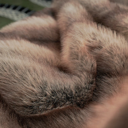 TER Luxe Arla Faux Fur Throw