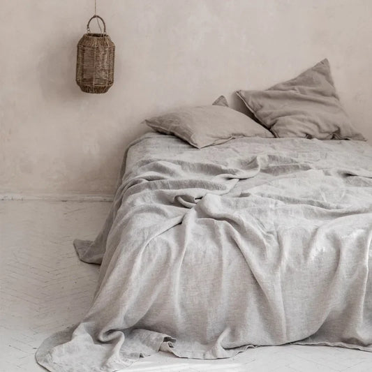 TER French Pure Linen Bed Sheet